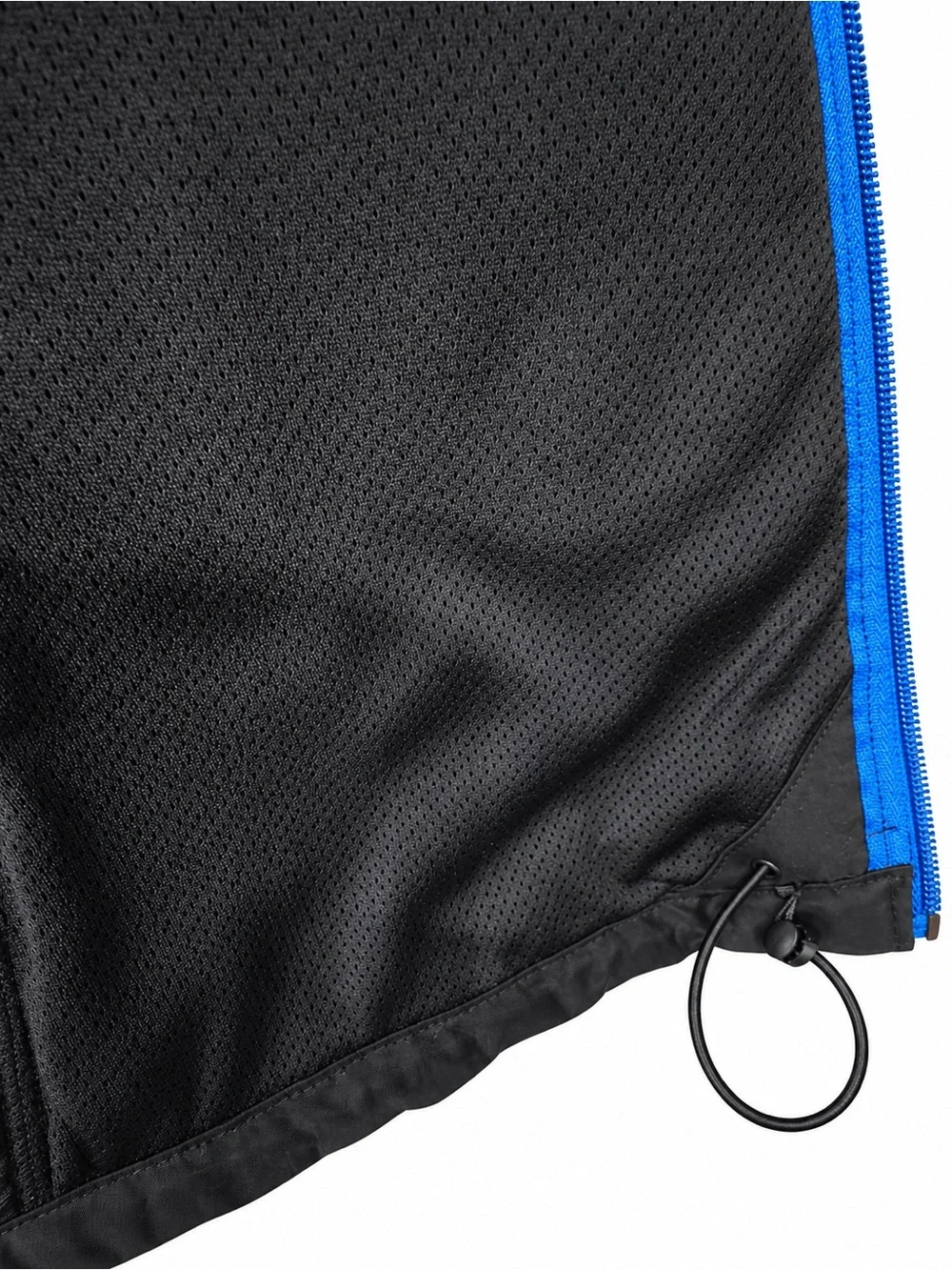 The North Face Black Jacket with Blue Zipper and Logo- Size XL